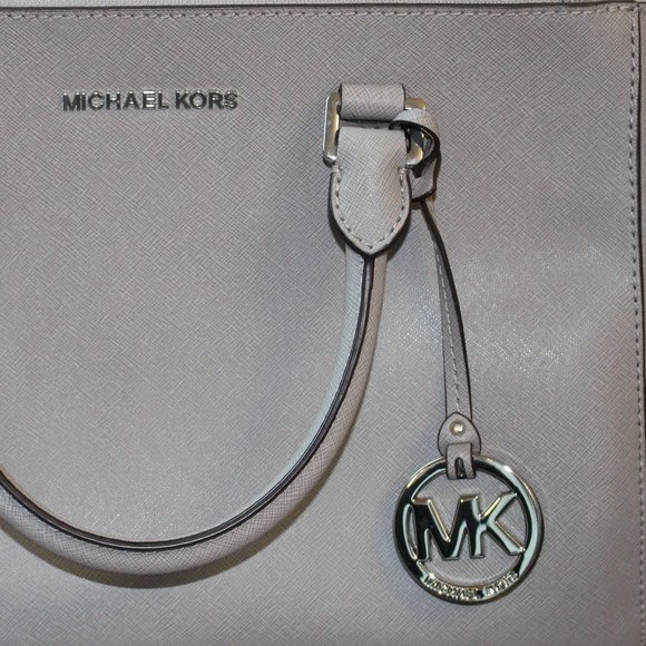 Michael Kors Kellen Saffiano Leather Satchel - Picture 6 of 13